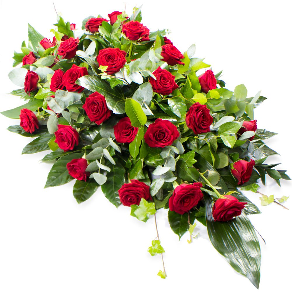 Coffin Spray (Red Roses)